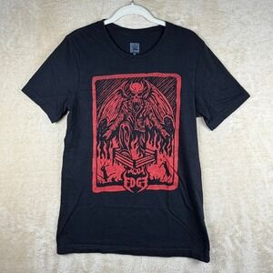 WWE Edge‎ Tarot Card Graphic T Shirt Mens Medium Black Red Wrestling Superstar